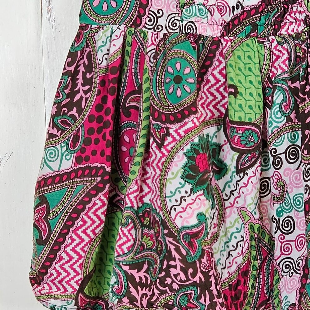 Vintage Y2K Wet Seal Paisley Mini Skirt Boho Print Size S - Picture 8 of 8